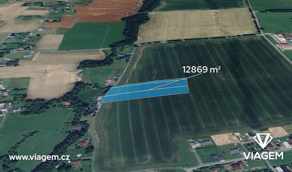 Prodej pole 1 206 m², Horní Domaslavice – fotka 1 z 5
