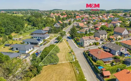 Prodej stavebního pozemku 906 m², Velká Dobrá, okres Kladno