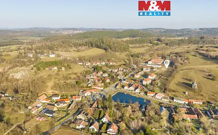 Prodej stavebního pozemku 2 437 m², Milešov, okres Příbram