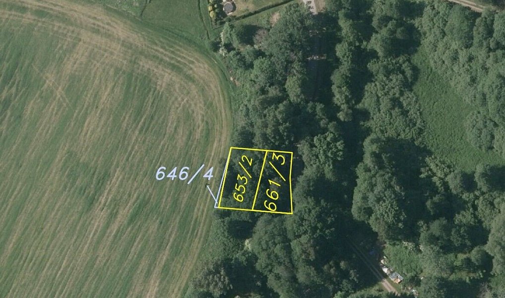 Prodej stavebního pozemku 704 m², Horní Stropnice – náhled fotky 7