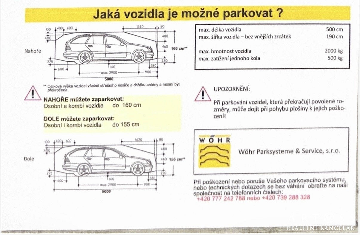 Pronájem garážového stání 13 m2, Brno - ulice Vlhká – fotografie 3