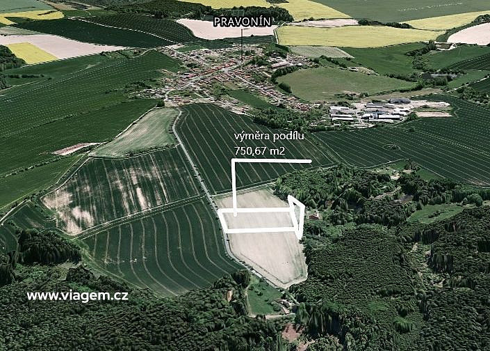 Prodej pole 750 m² – fotografie 2