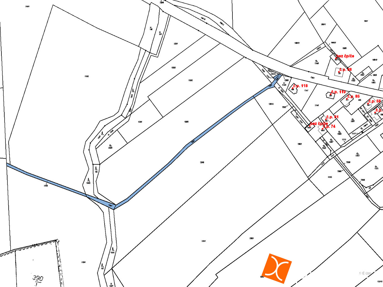 Prodej pole 147 m² - Widok 2