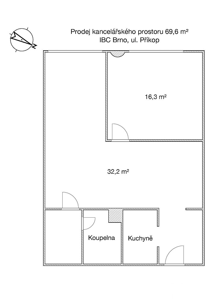 Prodej kanceláře 70 m² – fotografie 5