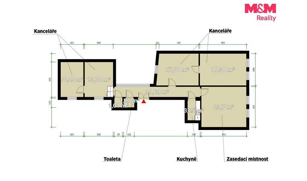 Pronájem kanceláře 112 m², Plzeň – náhled fotky 3