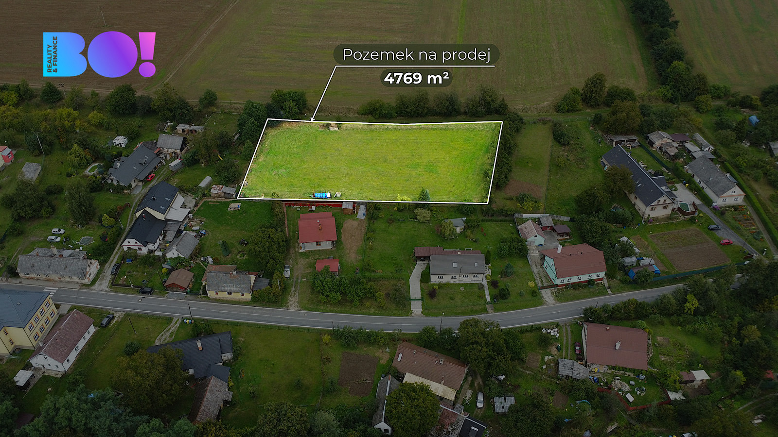Prodej stavebního pozemku 4 788 m², Libina