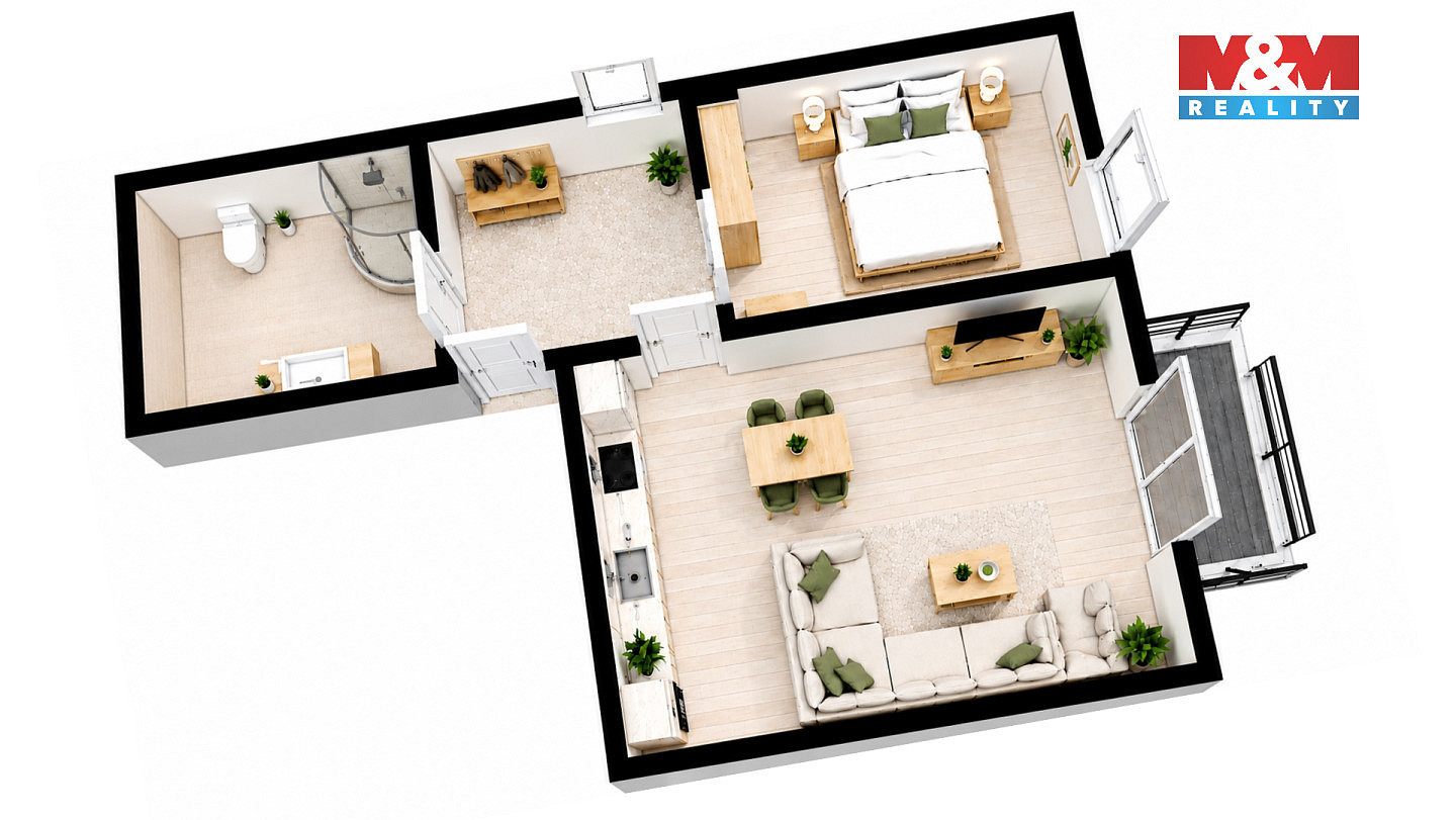 Prodej bytu 2+kk 53 m² – fotografie 5