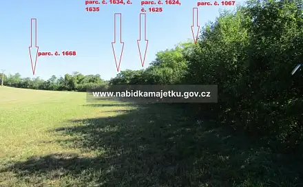 Prodej pozemku 891 m², Želetice, okres Znojmo