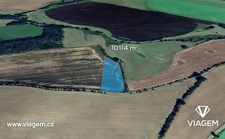 Prodej pole 842 m², Načeradec, okres Benešov