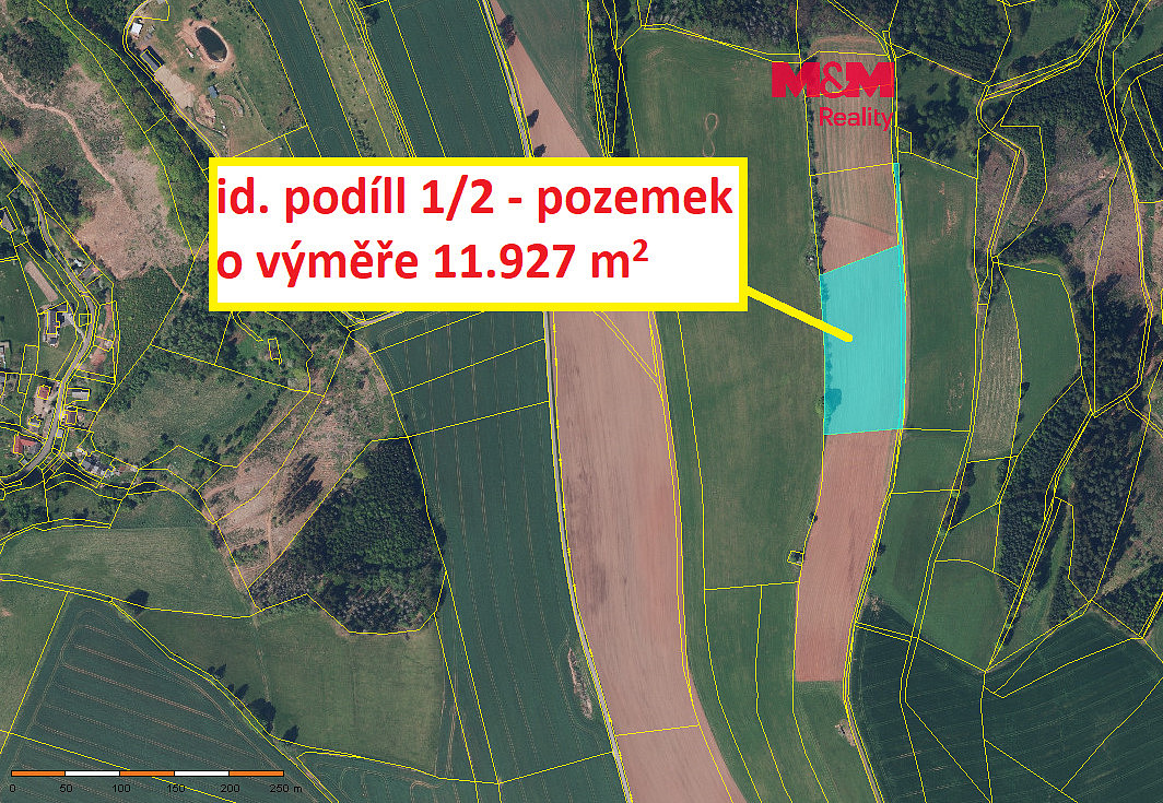 Prodej pole 11 927 m²
