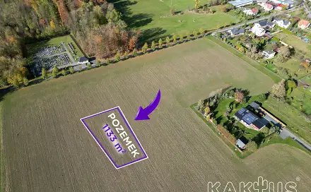 Prodej stavebního pozemku 1 133 m², Kyjovice, okres Opava