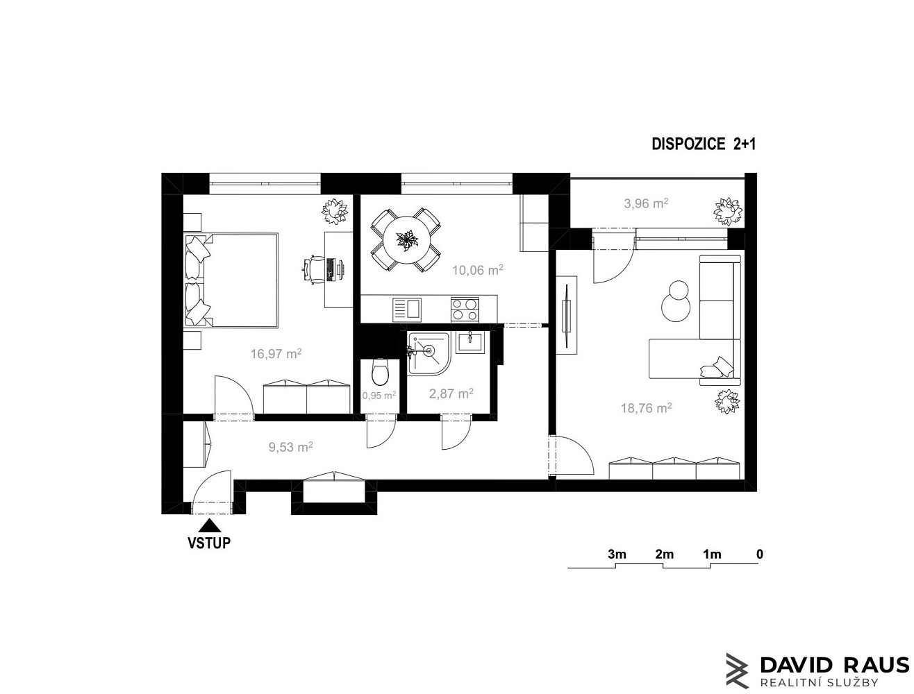 Prodej bytu 2+1 66 m² — photo 3