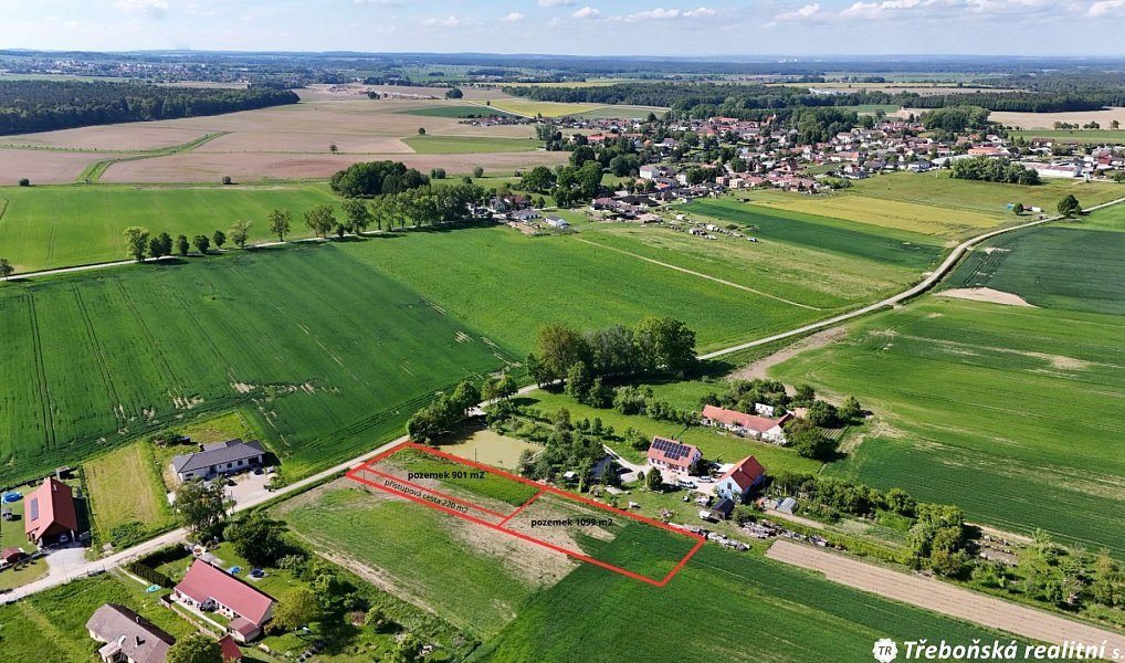 Prodej stavebního pozemku 1 099 m², Štěpánovice – náhled fotky 3