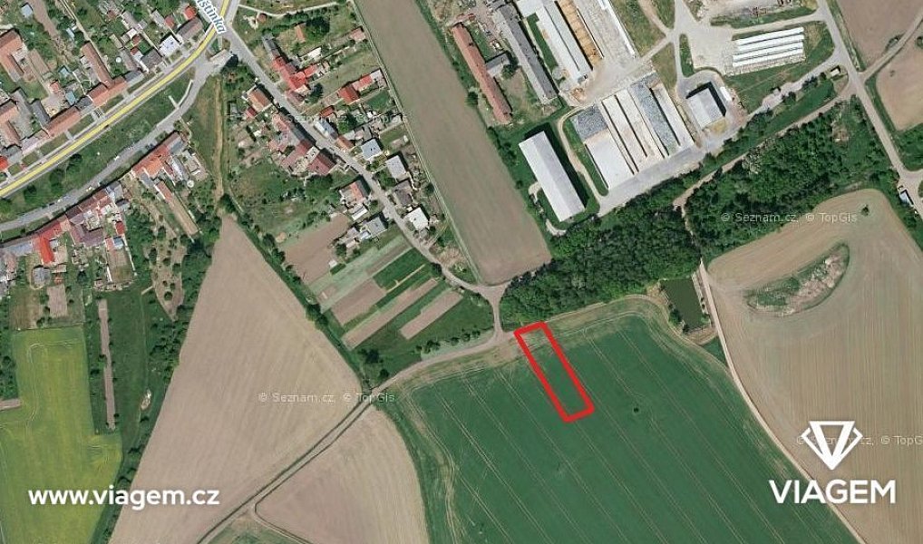 Prodej pole 930 m², Počenice-Tetětice – náhled fotky 2