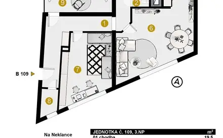 Prodej bytu 3+kk 110 m²