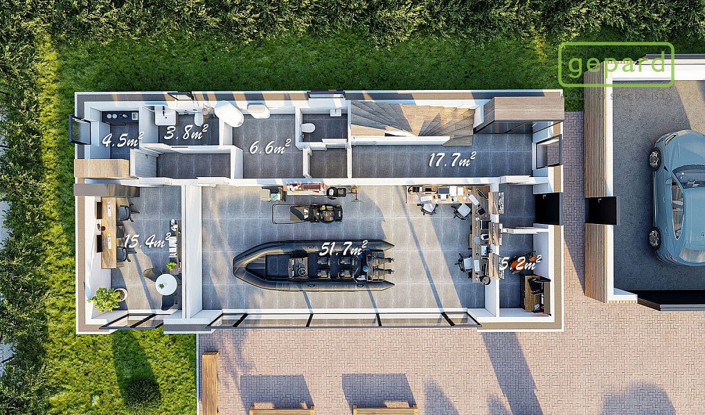 Prodej komerčního pozemku 1 703 m², Frymburk – náhled fotky 16