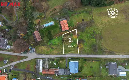 Prodej stavebního pozemku 891 m², Mukařov, okres Mladá Boleslav