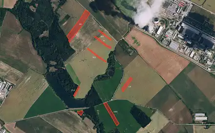 Prodej pole 75 505 m², Dukovany, okres Třebíč