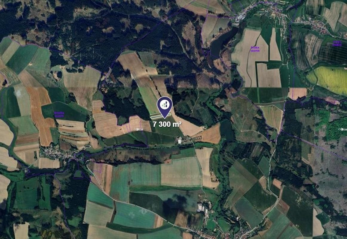 Prodej pole 7 300 m² – pohled 2