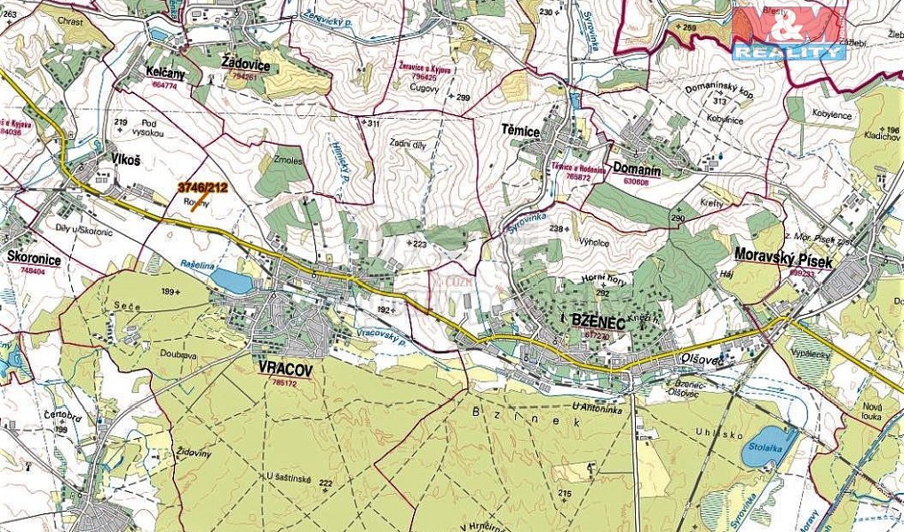 Prodej pole 7 451 m², Vracov – náhled fotky 3