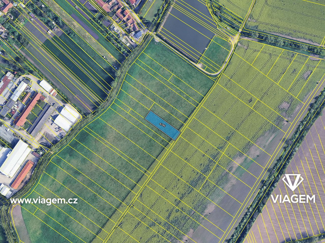 Prodej pole 1 482 m² – pohled 4