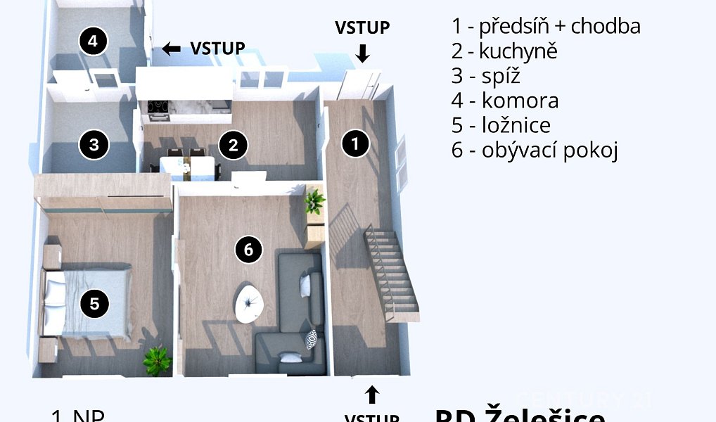 Prodej domu 190 m² s pozemkem 598 m², Želešice – náhled fotky 25