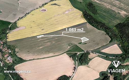 Prodej pole 541 m², Křešín, okres Pelhřimov