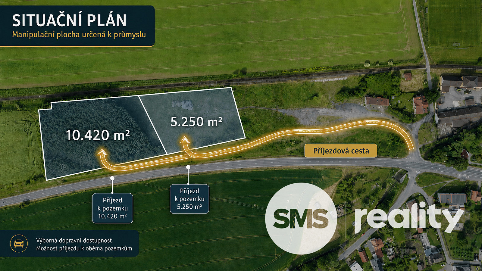 Prodej komerčního pozemku 15 670 m²