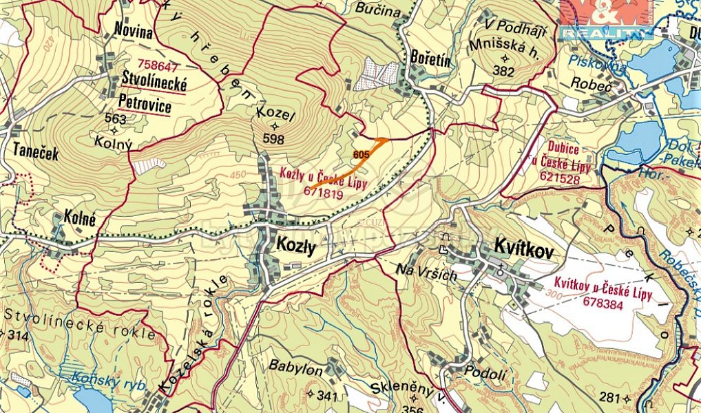 Prodej louky 10 043 m², Kozly – náhled fotky 2