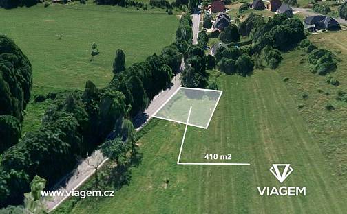 Prodej stavebního pozemku 410 m², Hodkovice nad Mohelkou, okres Liberec