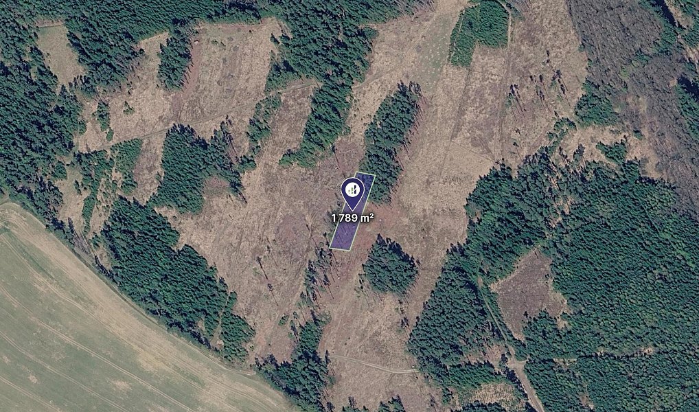 Prodej pole 9 862 m², Vepříkov – náhled fotky 2