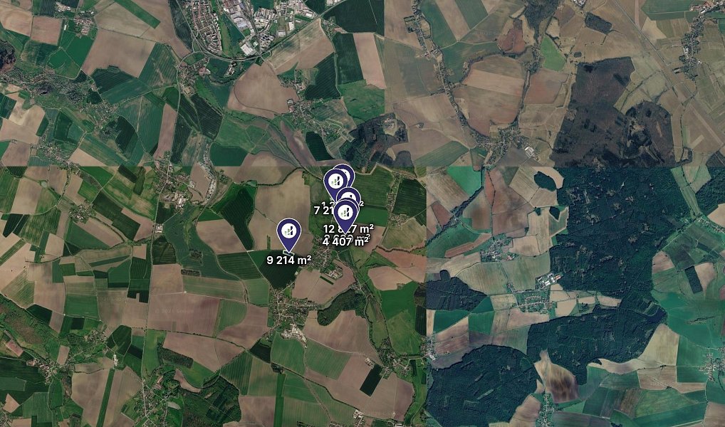 Prodej pole 18 805 m², Vitiněves – náhled fotky 2