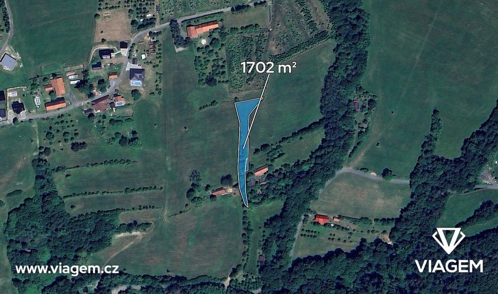 Prodej zahrady 851 m², Jablůnka – náhled fotky 2
