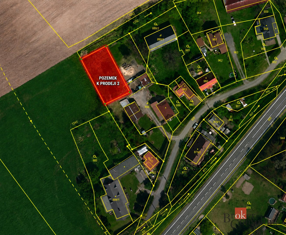 Prodej stavebního pozemku 1 479 m²