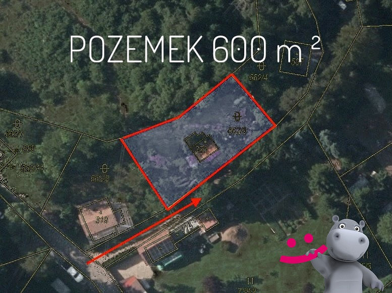 Prodej stavebního pozemku 600 m² — photo 3