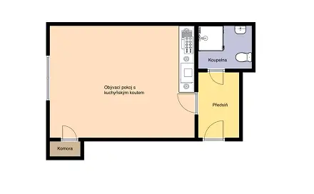 Prodej bytu 1+kk 36 m²