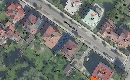 Prodej stavebního pozemku 29 m², Poděbrady, okres Nymburk