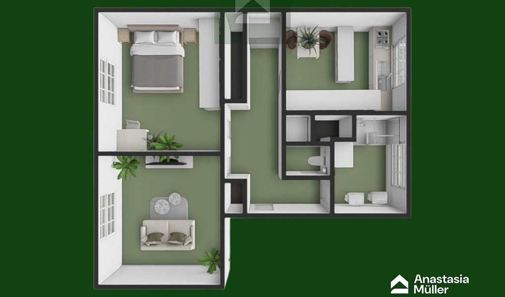 Pronájem bytu 2+1 63 m², Plzeň – náhled fotky 3