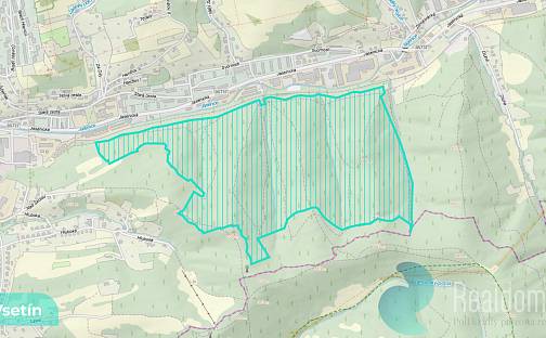 Prodej lesa 30 502 m², Vsetín