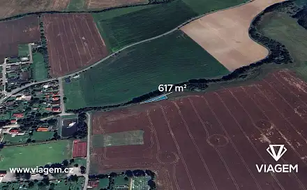 Prodej pole 389 m², Volduchy, okres Rokycany