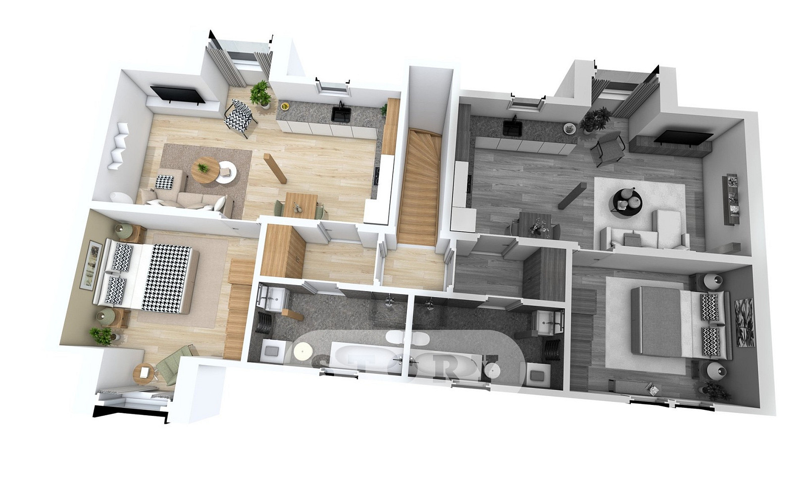 Prodej bytu 2+kk 50 m² – pohled 4