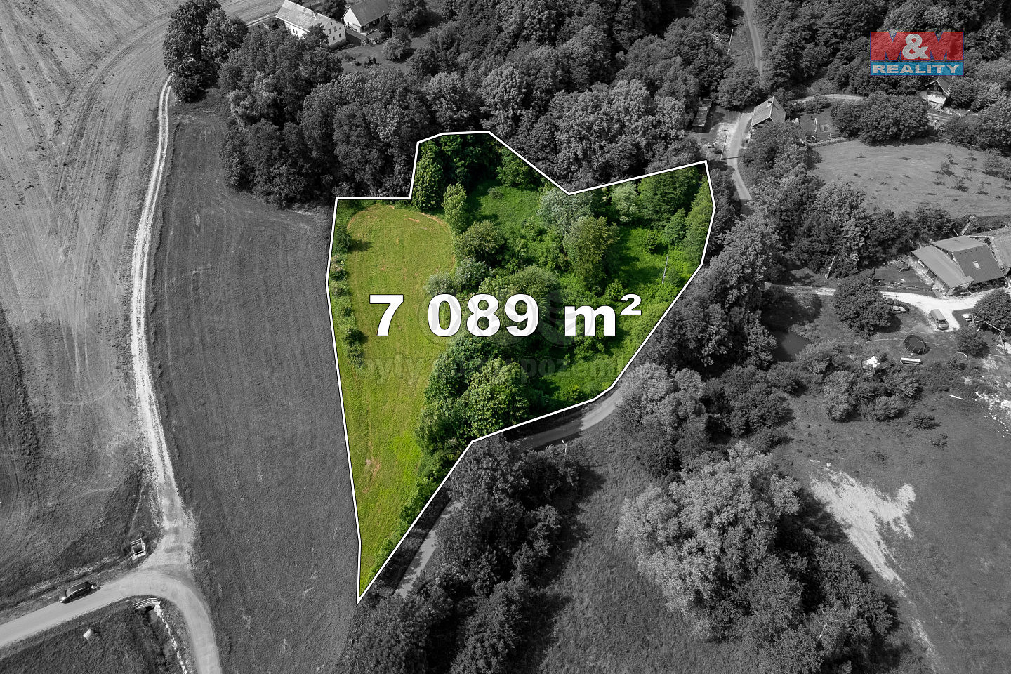 Prodej stavebního pozemku 7 089 m²