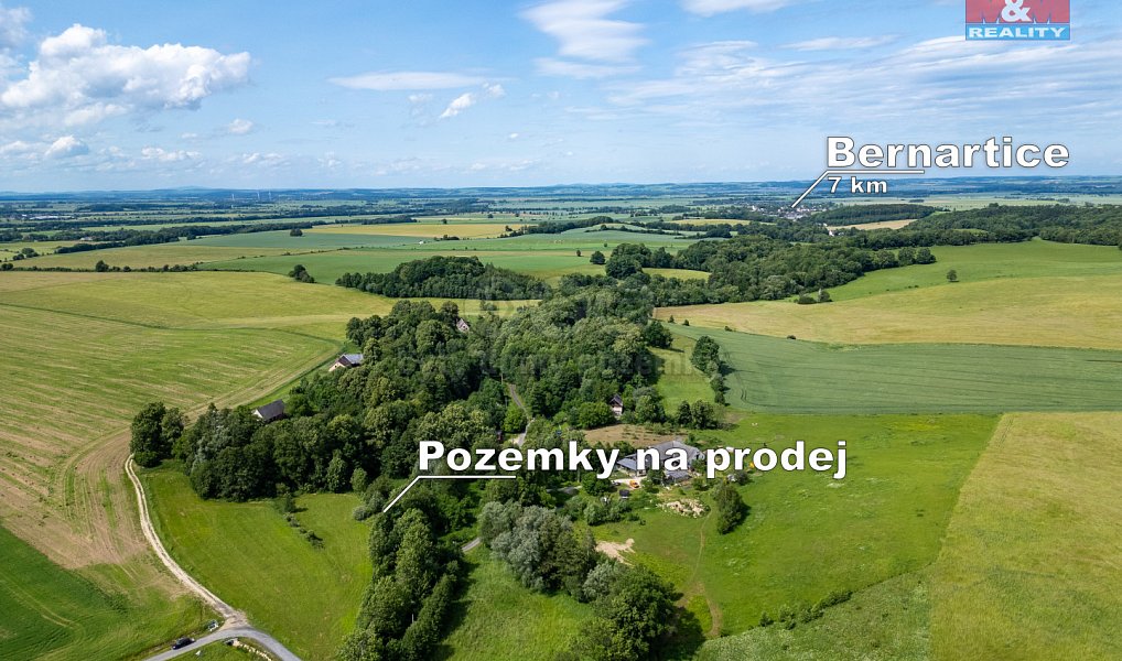 Prodej stavebního pozemku 7 089 m², Vlčice – náhled fotky 6