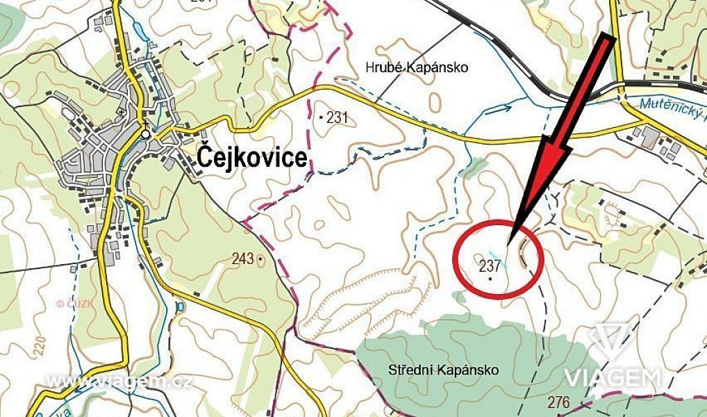 Prodej pole 511 m², Mutěnice – náhled fotky 4