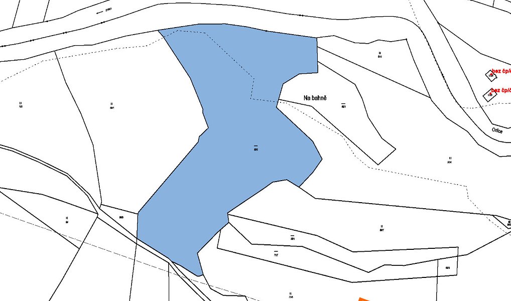 Prodej pole 3 602 m², Třebechovice pod Orebem – náhled fotky 2
