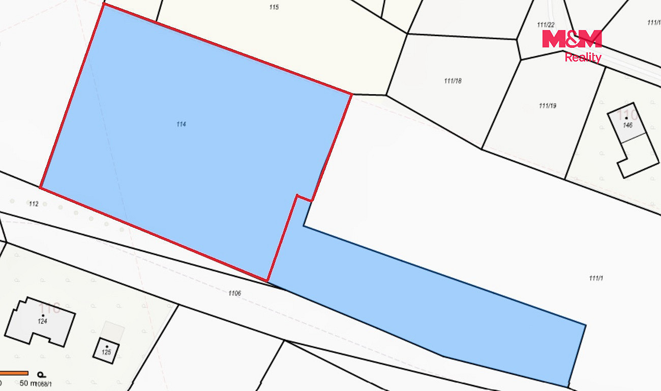 Prodej stavebního pozemku 5 561 m² – fotografie 3