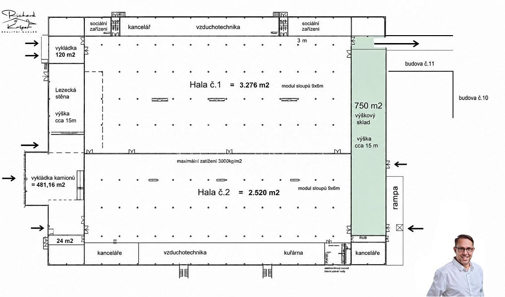 Pronájem skladovacích prostor 750 m², Písek – náhled fotky 5