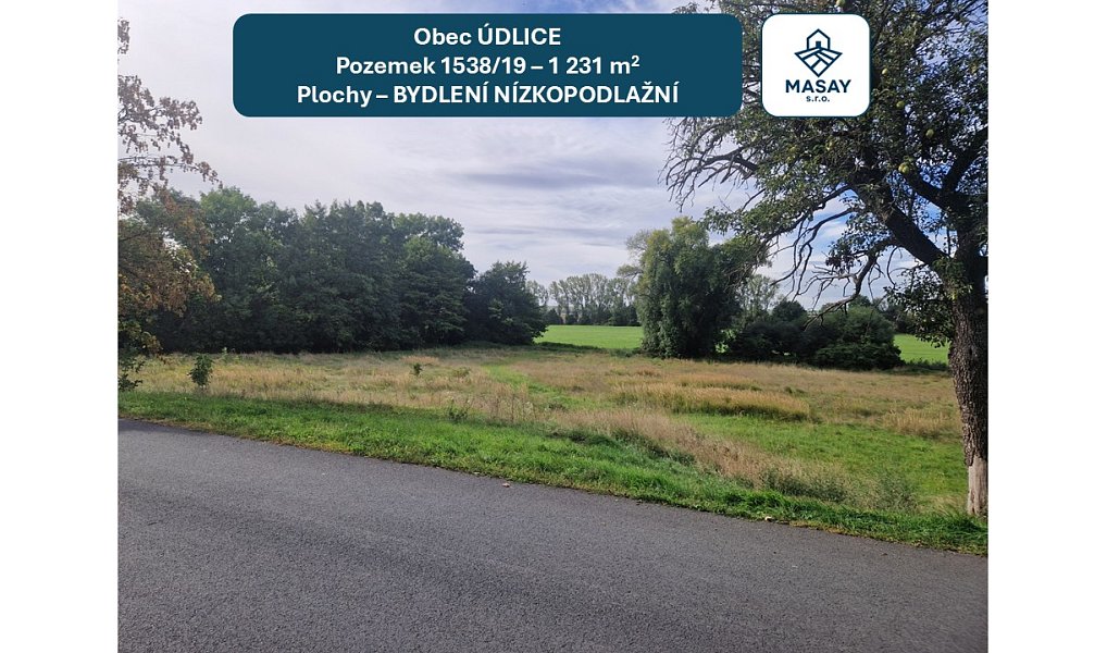 Prodej stavebního pozemku 1 231 m², Údlice – náhled fotky 11