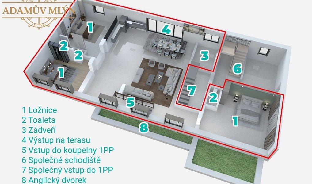 Prodej bytu 4+kk 197 m², Lichnov – náhled fotky 11