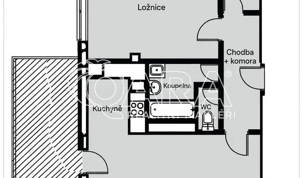 Pronájem bytu 2+kk 71 m², Praha – náhled fotky 4